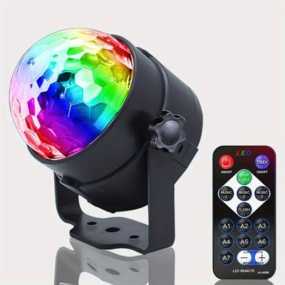 Crystal Remote Control Magic Ball Light, Remote Control, USB Powered 