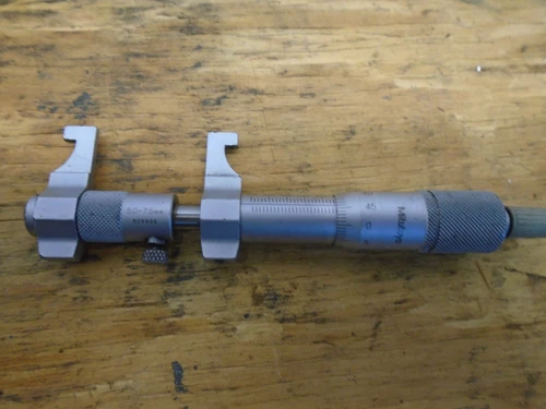 Mitutoyo 145-187 Caliper Jaw Inside Micrometer 50-75 MM