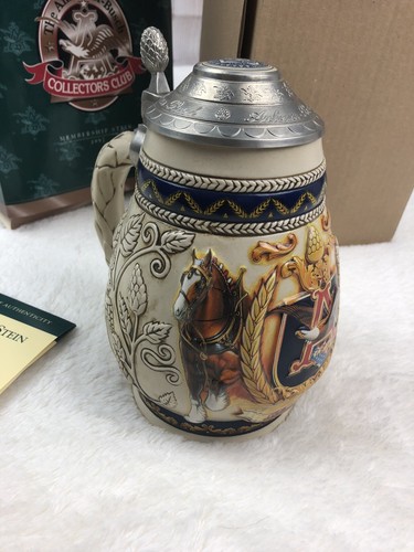 1997 Anheuser Busch Collectors Club Membership "Pride and Tradition" Stein CB5 - Picture 5 of 5