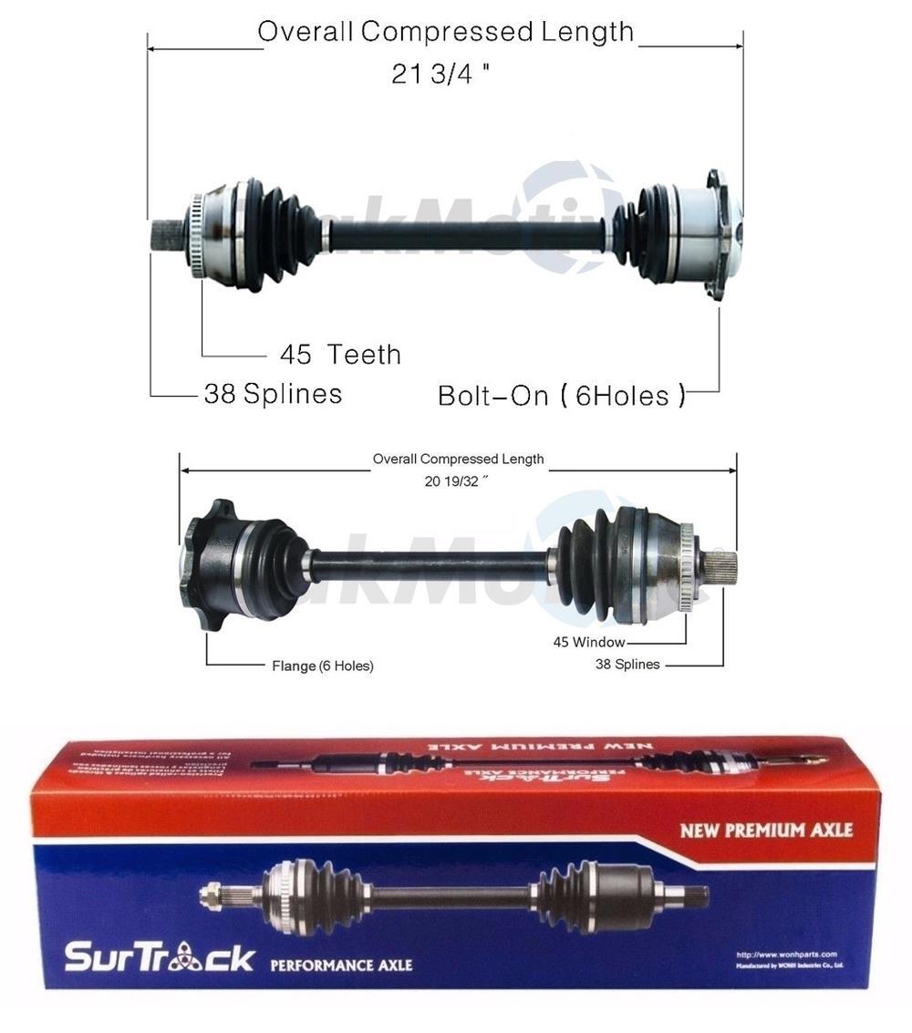 CV Axle Shaft Kit - Front