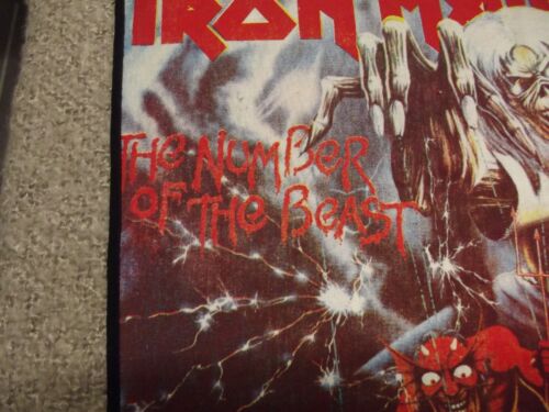 GENUINE PERIOD METAL 80's IRON MAIDEN BACK PATCH EXC CONDITION BRAND NEW RARE - Picture 6 of 11