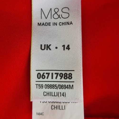 M&S Collection Red Blazer Womens Size UK 14 - Picture 8 of 10