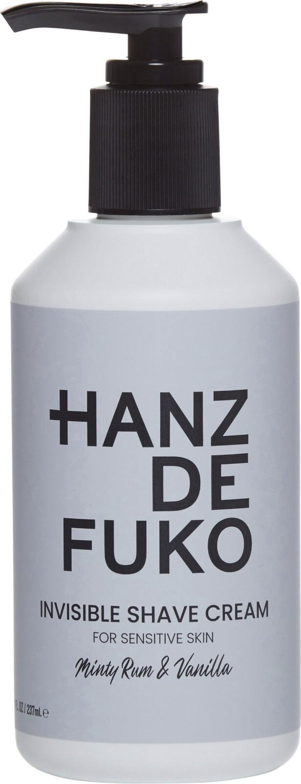 Crema Rasatura Invisibile Hanz De Fuko 237ml - Rum & Vaniglia