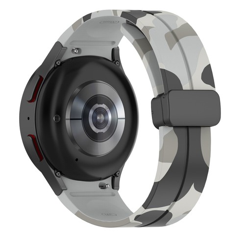 Correa de silicona de camuflaje para reloj Samsung Galaxy 4 5 Pro 6 7 FE 40mm 44mm - Imagen 30 de 37