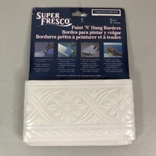 Super Fresco Sunburst Paint Hang Wallpaper Border 4.6" x 5 Yards Paintable 96206