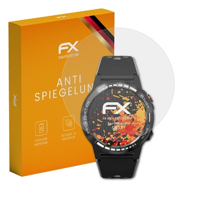 atFoliX 3x Displayfolie für Prixton SW37 Schutzfolie matt&stoßfest Folie