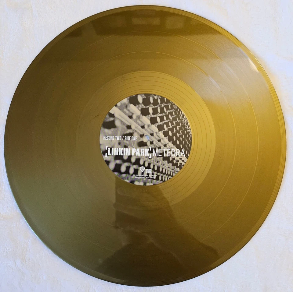 Linkin Park Meteora Limited Edition Gold Vinyl 2013 Hot Topic x/1500 Mint Foto 4 de 4