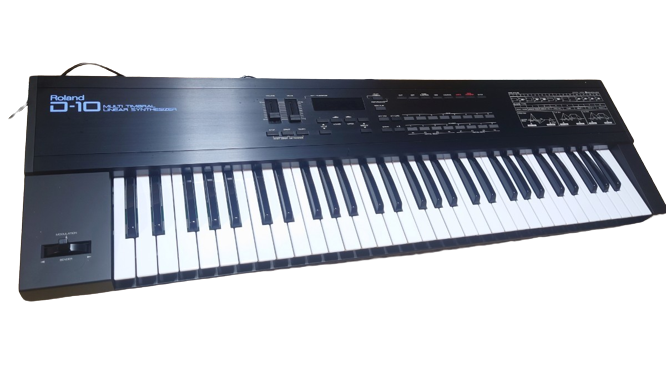 Roland Ｄ-10 ローランド シンセサイザー midiキーボード D10 Roland D-10 MIDI-compatible Keyboard synthesiser From Japan Very
