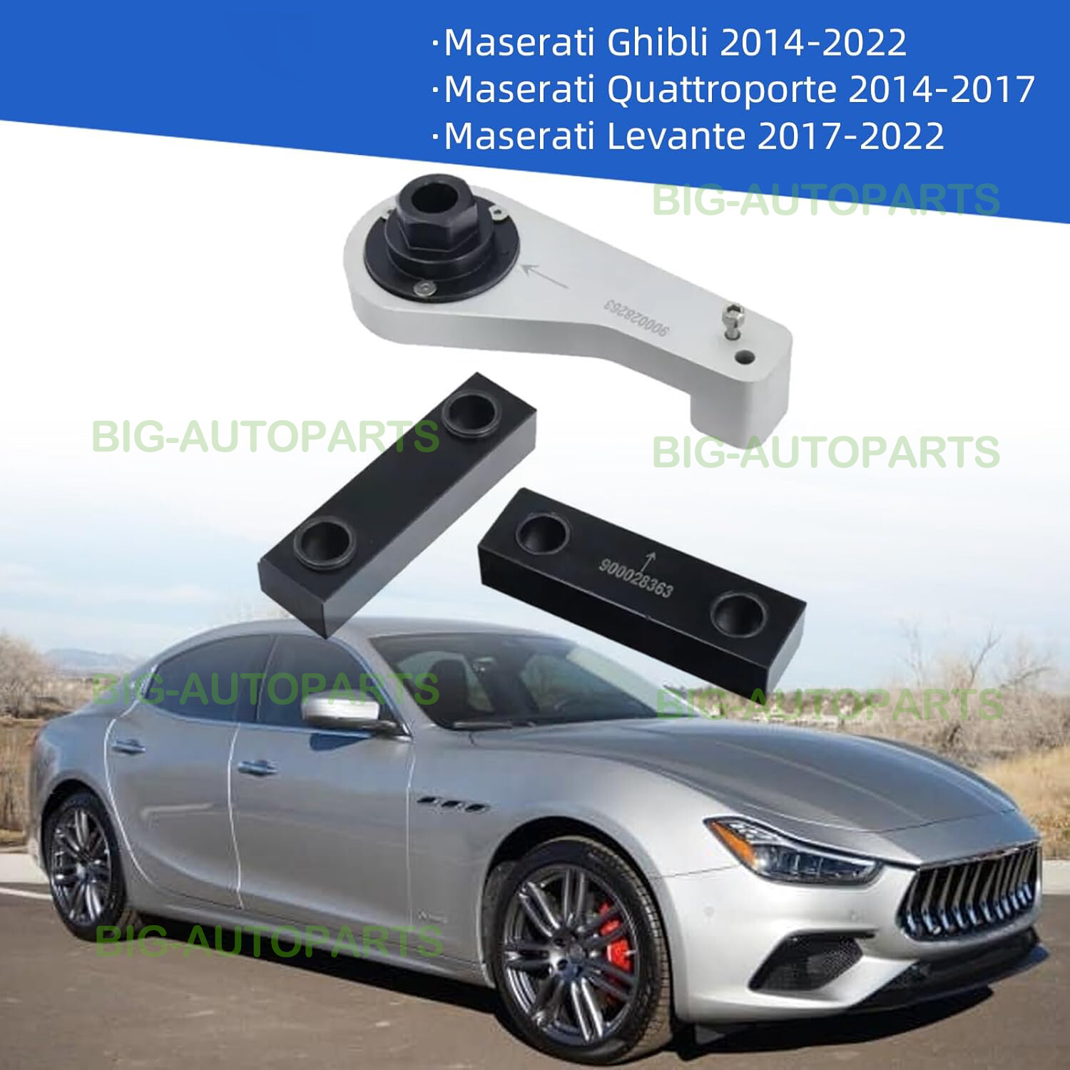 Engine Timing Tool Water Pump Thermostat Kit for 3.0T V6 Maserati Ghibli Levante