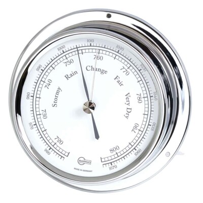 Barigo Barometer Chrom analog Regatta 120mm x 40 mm 184cr