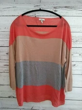 JOIE NWOT Sweater Size Large L Linen Silk Knit Dropped Shoulders  