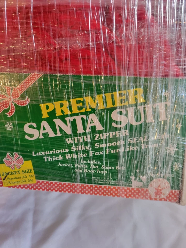 Traje de Papá Noel Rubie’s Premier de colección completo con paquete usado  Foto 2 de 4