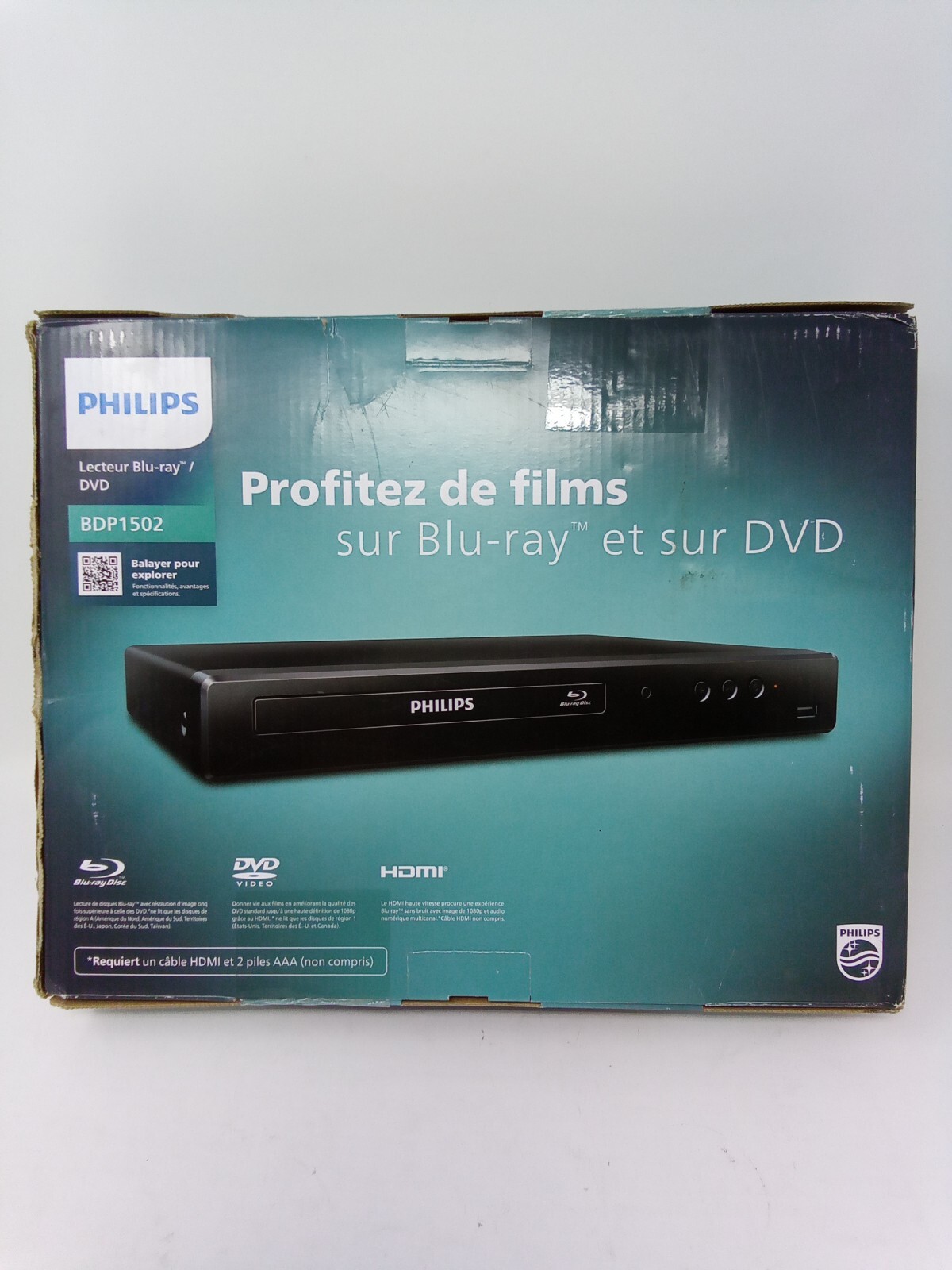 Philips BluRay and DVD Player BDP1502 eBay