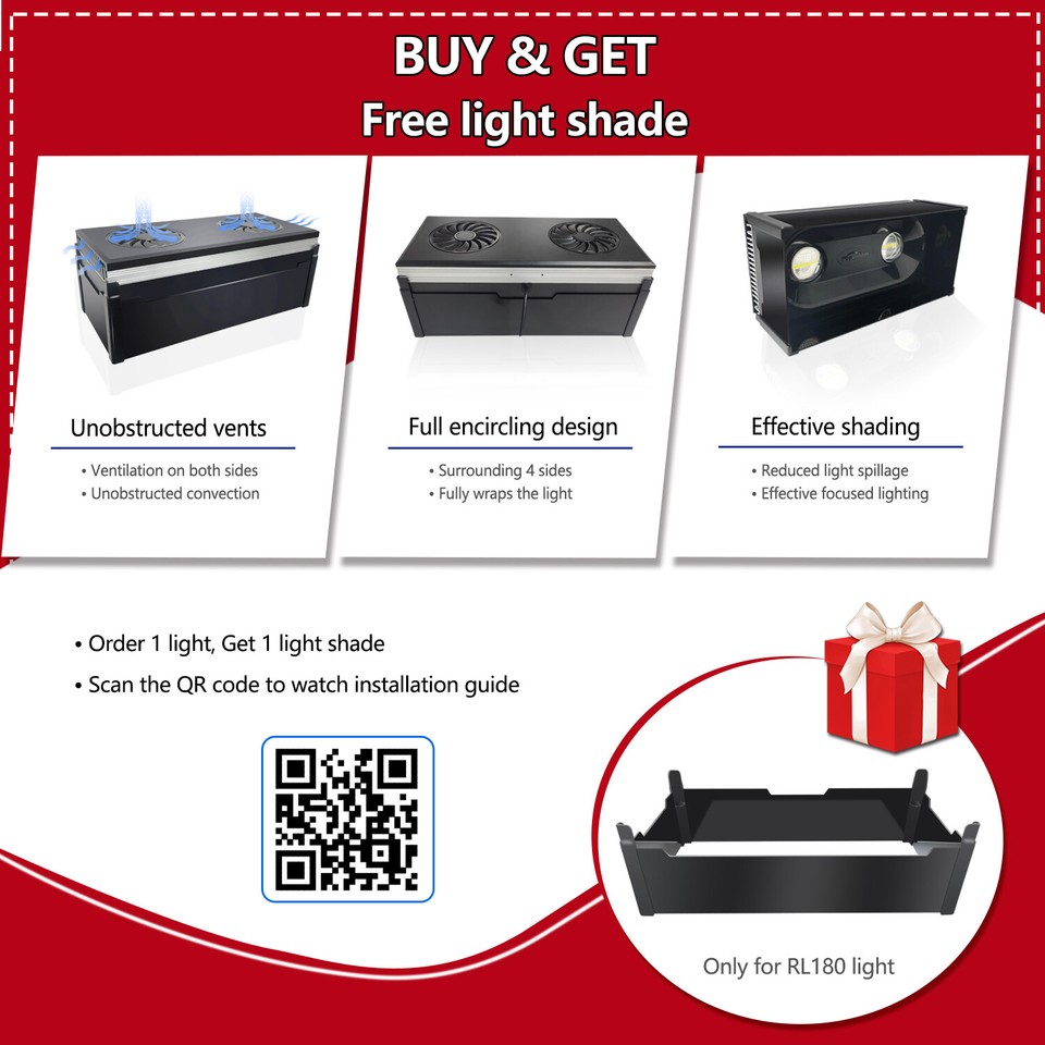 PopBloom RL180 WiFi Meerwasser LED - 180W Für 160-240cm Aquarium