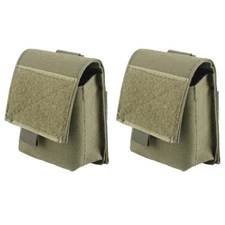 "Tactical MOLLE Waist Bag with Card Slot EDC Outdoor Tool Pouch Smoke Case