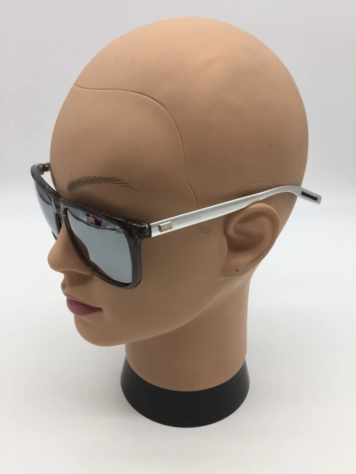 Veithdia VD6108 Clear Gray Sunglasses 62-14-138 Grey Lens - Image 2 of 4