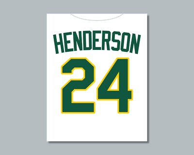 RICKEY HENDERSON #24 Photo Picture OAKLAND As ATHLETICS - 8x10