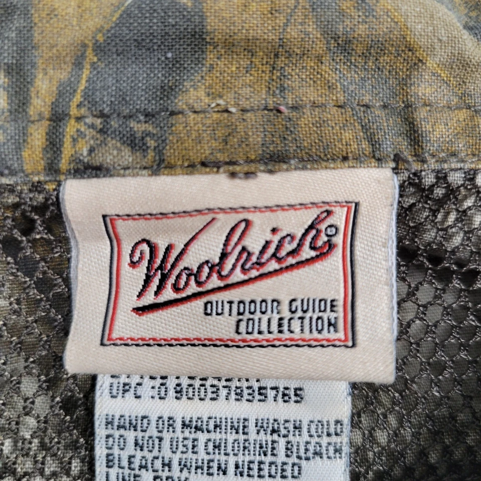 Vintage Woolrich Shirt Men XL Brown Y2K Realtree Hardwoods Camo Hunting Outdoor - Image 4 of 4