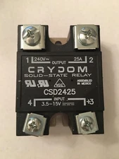 Crydom CSD2425 Solid State Relay SSR 25A CNC 3D printer Arduino hobby 3.5-15V