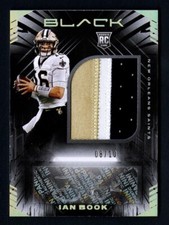 2021 PANINI BLACK 219 IAN BOOK RPA 08/10 TRIPLE COLOR ROOKIE CARD AUTOGRAPH