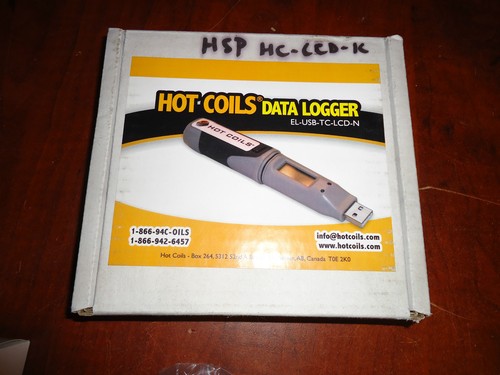 HOT COILS, DATA LOGGER EL - USB - TC - LCD - N, NEW Stores over 32,000 temp. - Picture 2 of 7