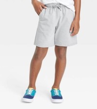 New 2pck Boys' Pull-on Shorts - Cat  Jack Gray, Medium
