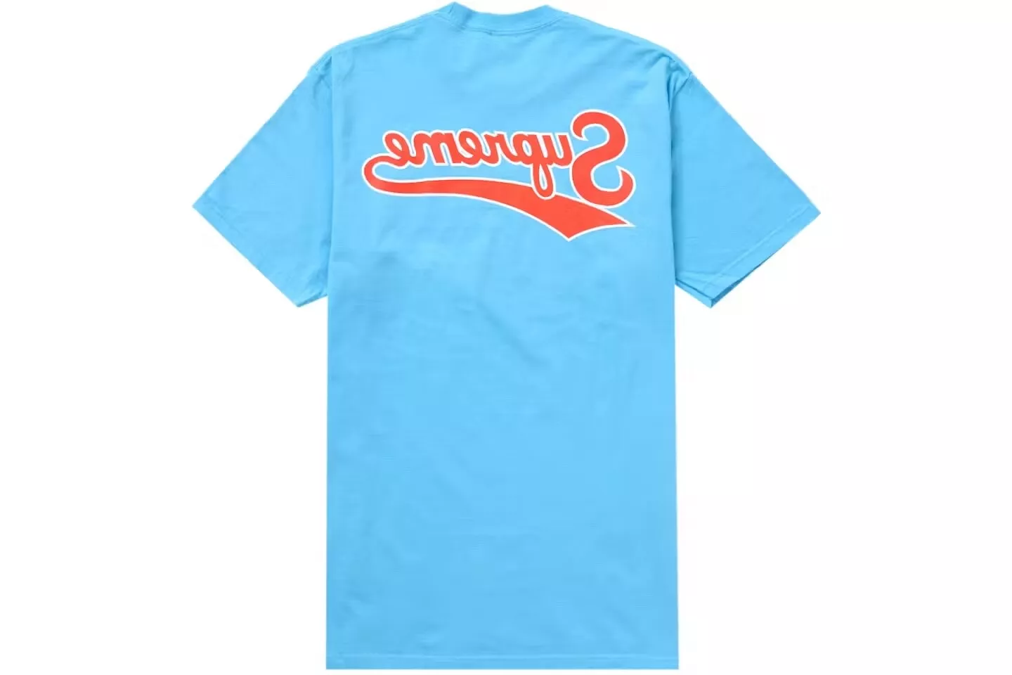TEE SHIRT SUPRÊME ARRIÈRE BLEU VIF TAILLE XXL NEUF SS24 SEMAINE 19
