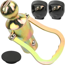 3000lbs Goose-Neck Ball & Safety Chain Kit for Dodge Ram 2500 3500 Trucks US