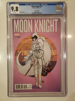 Moon Knight 14 Ferry 1:25 Variant CGC 9.8 Marvel Comics 2017