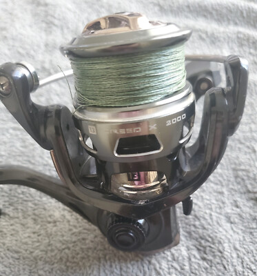 ball bearings of a creed by 13 fishing spinning reel Chrome Creed X offers comfort and a secure grip with the Evolve soft touch knob 13 Fishing Creed X -