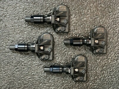 HUF TPMS Tire Pressure Sensors Black Valve Stems For Porsche Cayenne 2016-2022