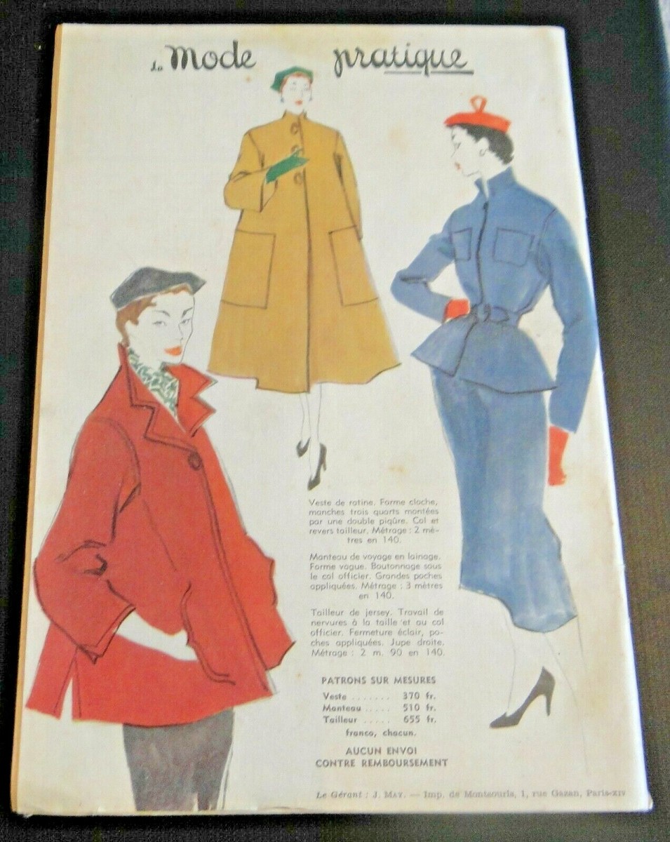 Magazine Vintage La MODE PRATIQUE - N°1 Du 1er Janvier 1951 - Collection Ancienne