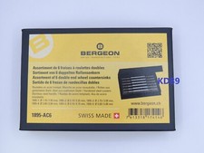 Bergeon 1895-AC6 Assortment of 6 double end wheel countersinks   Hardened steel