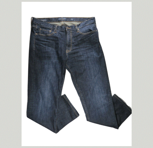 Lucky Brand 410 Athletic Slim Mens Jeans 38 x 31 Italian Denim Dark Blue Casual  - Bild 5 von 12