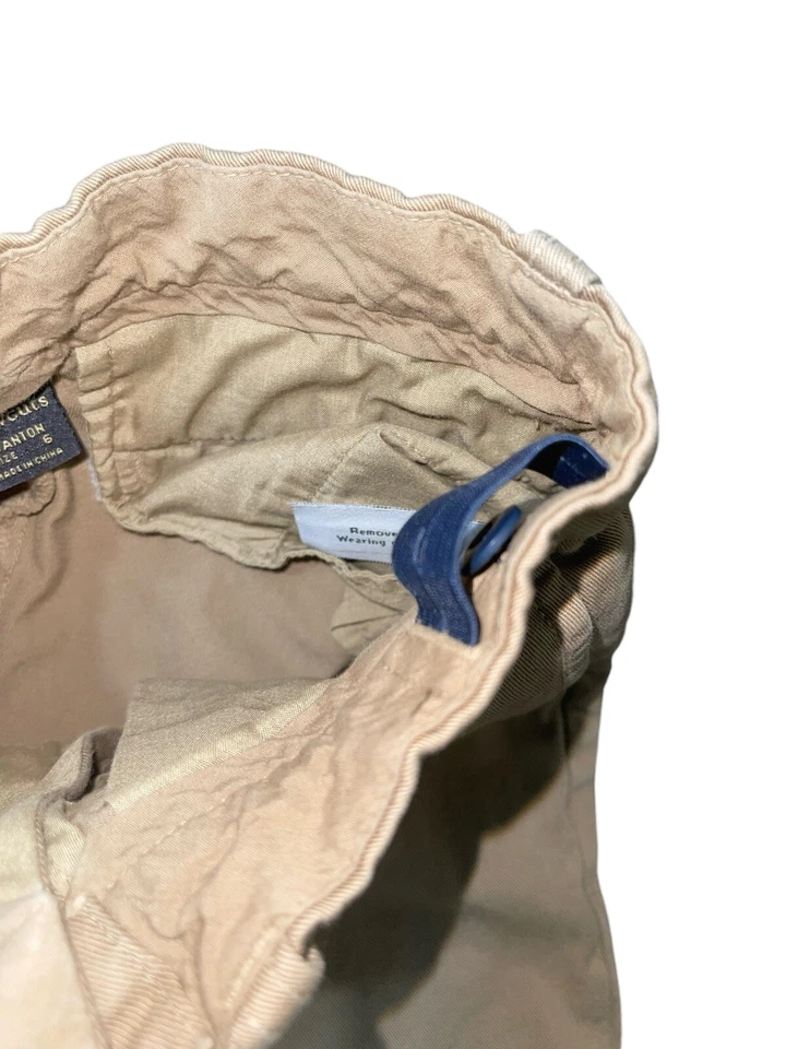 CREWCUTS BY J CREW Pantalones Cortos Chinos Caqui Stanton para Niño Talla 6 100% Algodón Foto 4 de 4