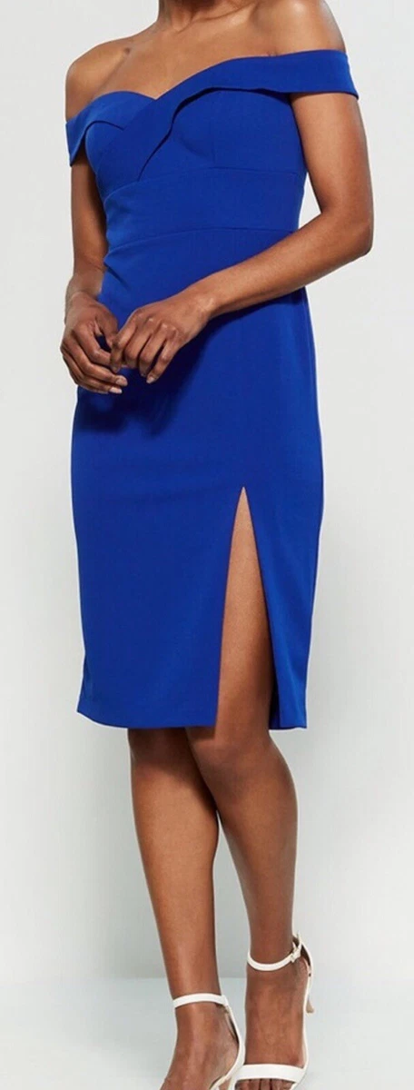 royal blue dress express Aiden Mini Dress main image 0