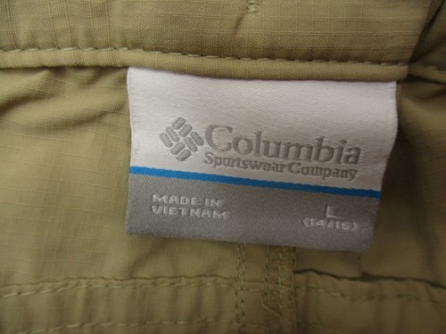 Columbia Size L (14/16) Girls 100% Nylon Pocket Convertible Outdoor Pants 796 - Picture 5 of 8