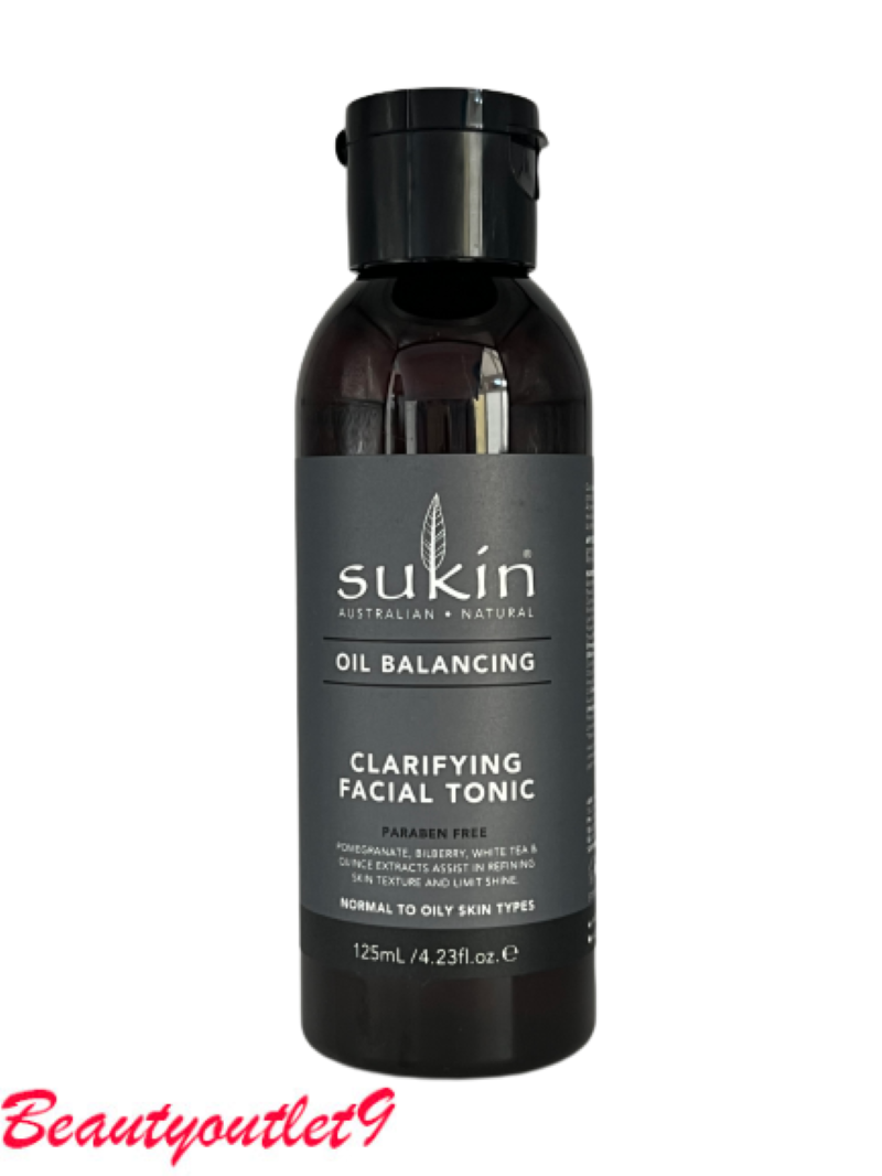 3x Sukin Natural Oil Balancing Clarifying Facial Tonic 125ml X 3 - Image 3
