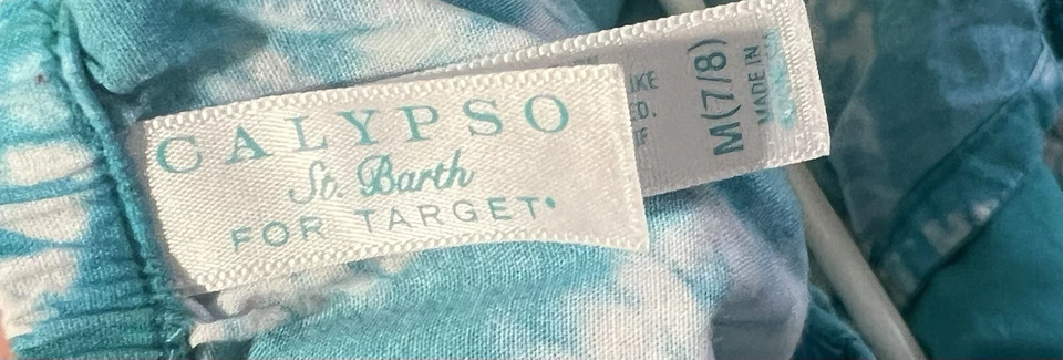 Camiseta sin mangas Calypso St. Barth para niñas Target talla M 7/8 azul Foto 2 de 3