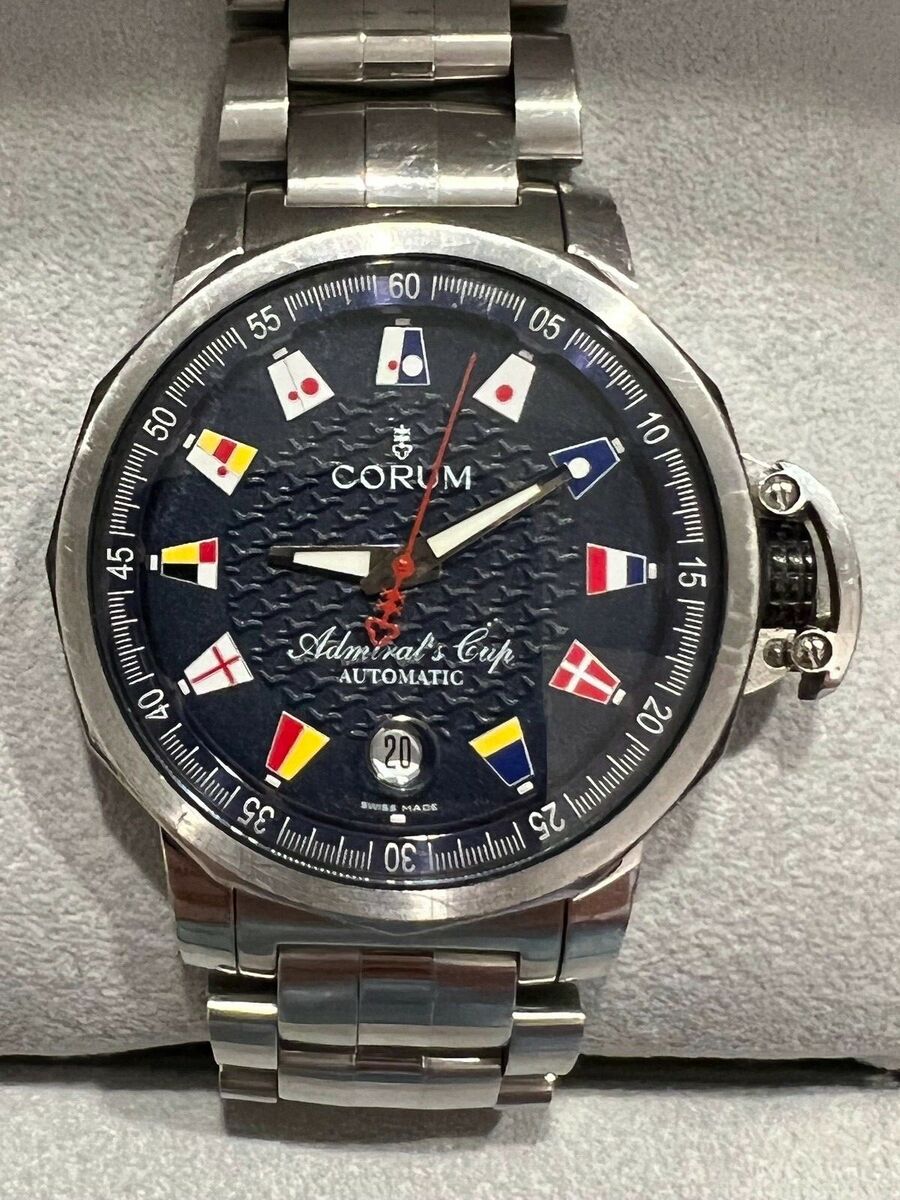 CORUM Admirals Cup Trophy Navy Dial Automatic Men's Watch | eBay CORUM Admirals Cup Trophy Navy Dial Automatic Men's Watch | eBay