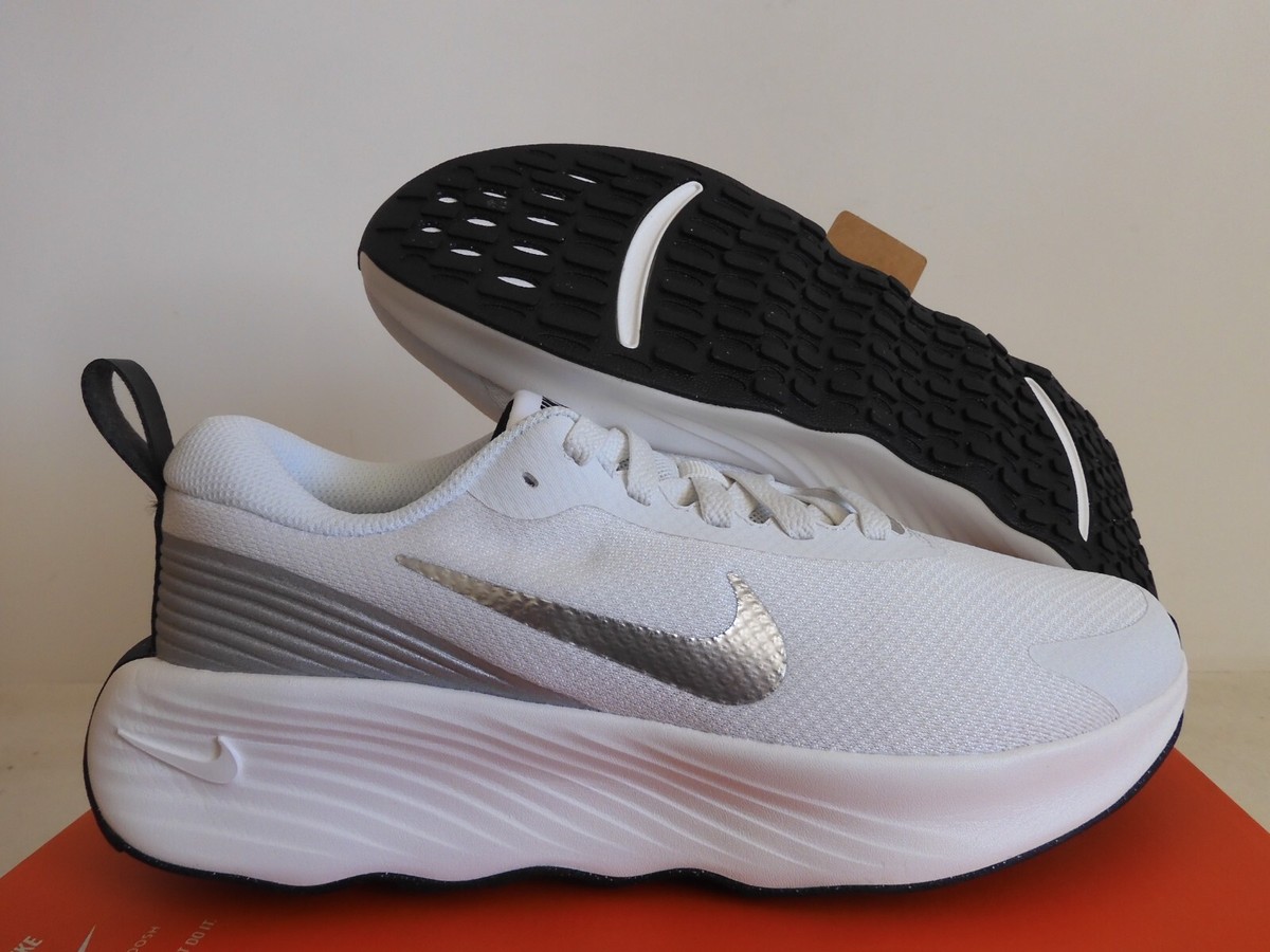 Nike Promina Premium Summit White-Metallic Silver Womens Sz 6.5