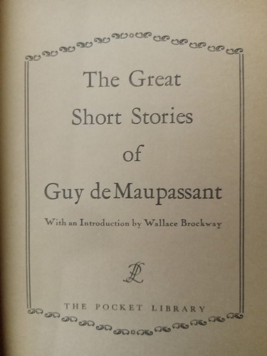 The Great Short Stories Of De Maupassant Paperback 1958 Vintage Pocket Books - Imagen 4 de 7