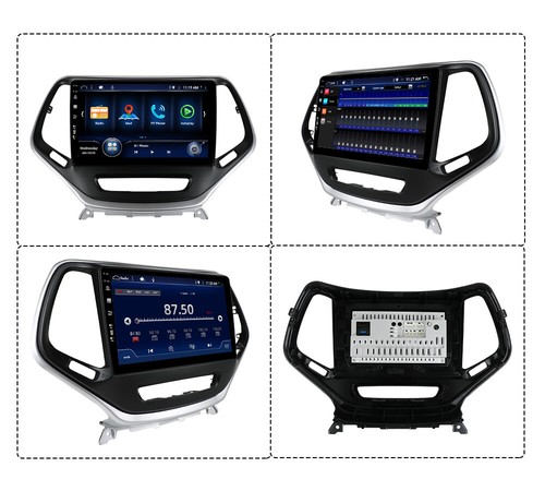 CarPlay Android 14 Auto Car Stereo GPS Head Unit For Jeep Cherokee 2013-2020 AHD - Picture 15 of 17