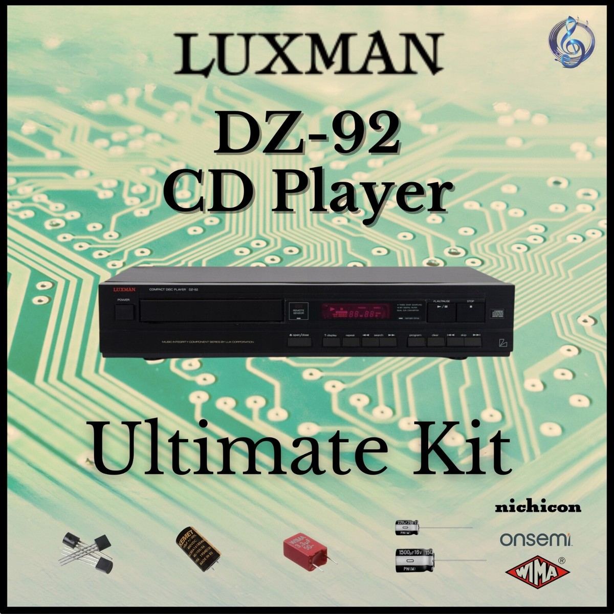 Luxman DZ-92 CD Player Ultimate Upgrade Kit Genuine Parts