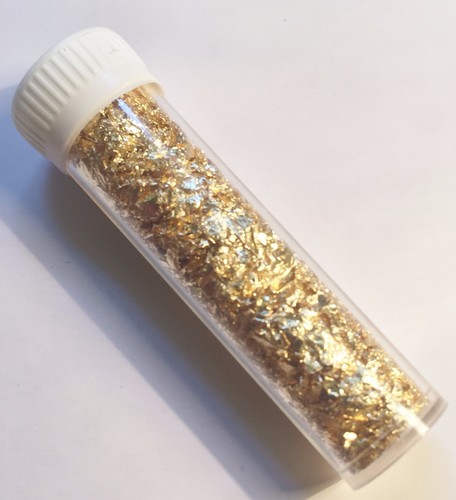 Vial Full of Gold Leaf/Flake (Awesome Gift) - Picture 4 of 5