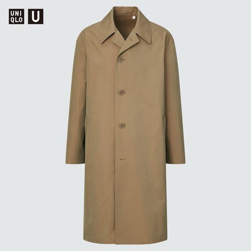 UNIQLO U SINGLE-BREASTED COAT Dark Brown Size L 2024 Collection 448957 NEW Japan - 第 1/10 張圖片