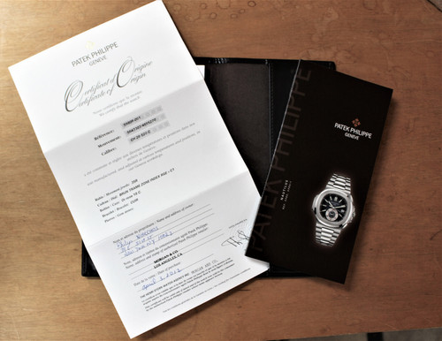 Patek Philippe 5980R  Certificate Of Origin Literature  Wallet Complete set