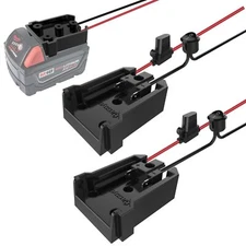 Power Wheel Adapter with Fuse & Switch Secure Battery Adapter for Milwaukee 1...