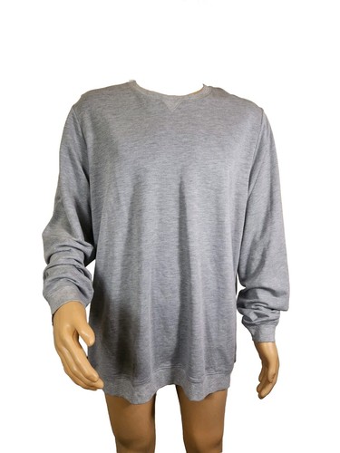 Travis Mathew Men's Sweatshirt Size S Fink 2.0 Crewneck Heather Light Grey (26) - 第 1/9 張圖片