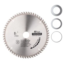 4'' - 8-1/4'' TCT Circular Saw Blade Carbide Tipped Teeth for Cutting Wood